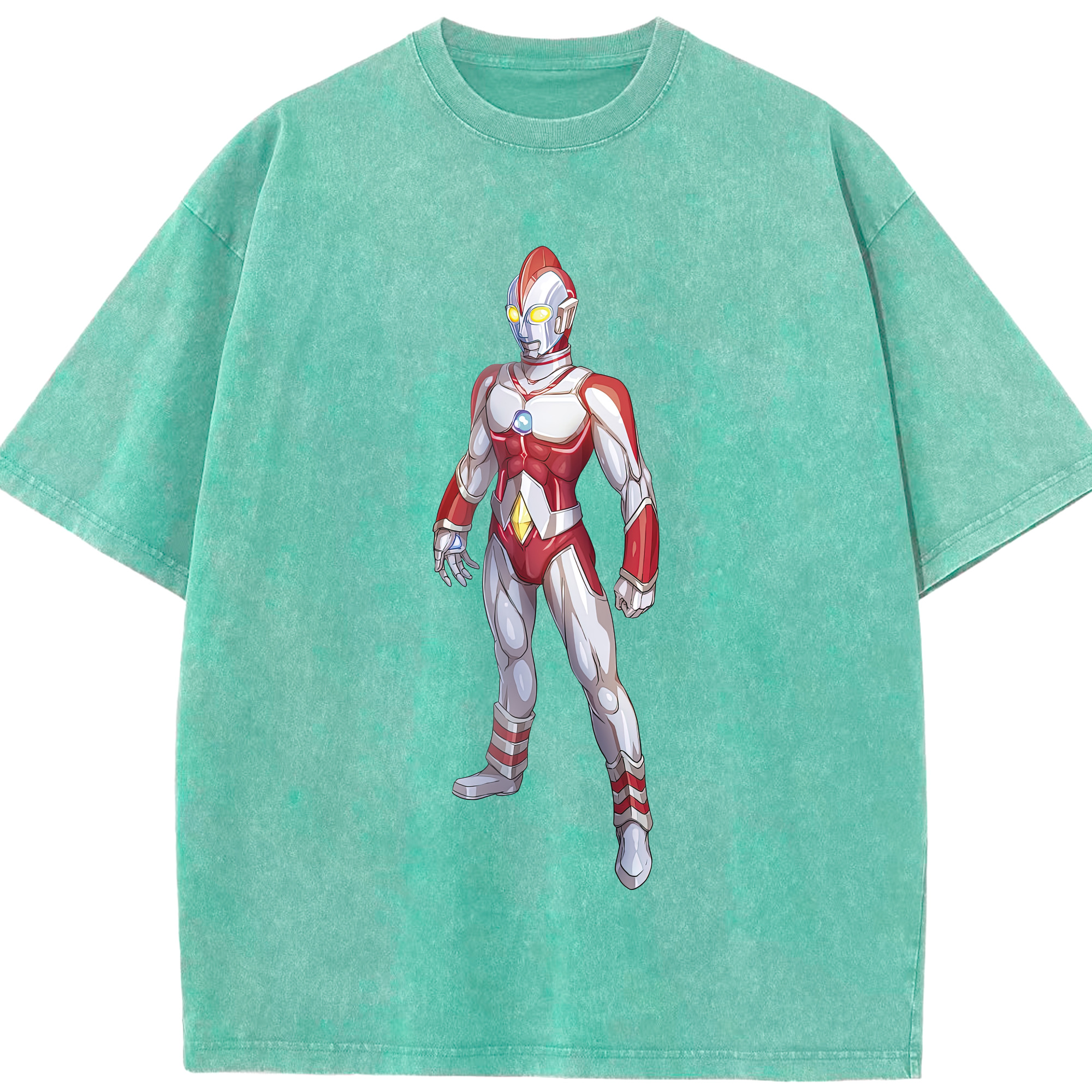 （画像用） ウルトラマン Ultraman 綿100% ヴィンテージ風 半袖Tシャツ（フロントプリント）